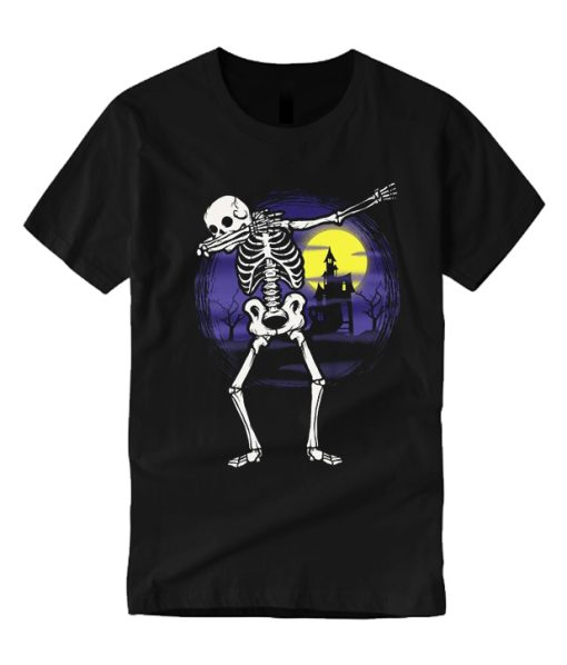 Skeleton Halloween Moon smooth T Shirt