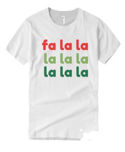 Vintage Fa La La Christmas smooth T Shirt