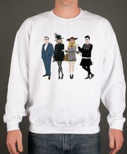 David, Alexis, Johnny, Moira Rose Costume smooth Sweatshirt