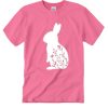 Floral Bunny smooth T Shirt