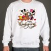 Happy Thanksgiving Disney smooth Sweatshirt