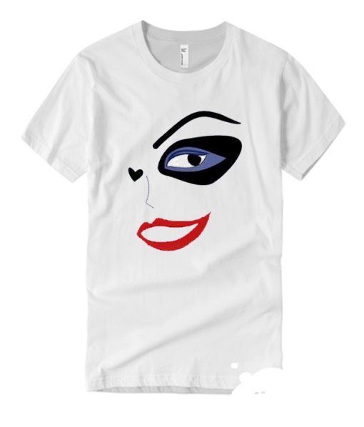 Harley Quinn Face Girl smooth T Shirt