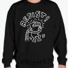 Keith Haring Resist Black smooth Sweatshirt