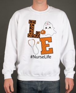 Love Nurse Life Halloween smooth Sweatshirt