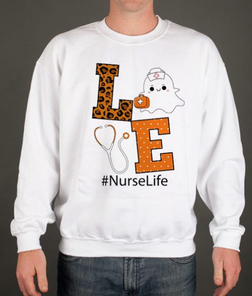 Love Nurse Life Halloween smooth Sweatshirt