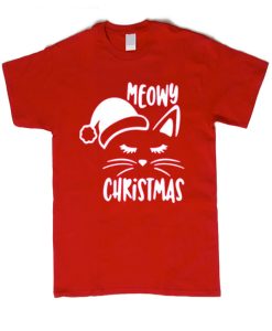 Meowy Christmas smooth T Shirt