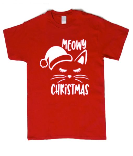Meowy Christmas smooth T Shirt