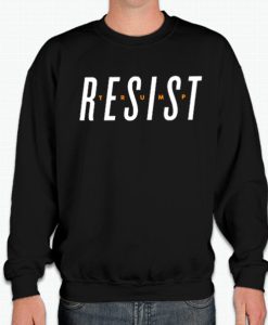 Resist Black smooth Sweatshirt