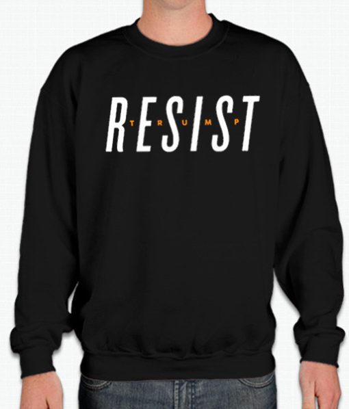 Resist Black smooth Sweatshirt