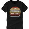 Retro sunset I can't I have plans in the garage smooth T Shirt