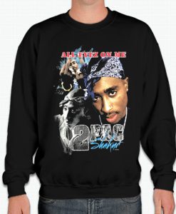 Tupac Shakur All Eyez On Me smooth Sweatshirt