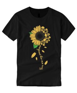 You are My Sunshine Skull & Sunflower smooth T Shirt