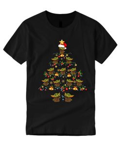 Baby Yoda Christmas Tree smooth T Shirt