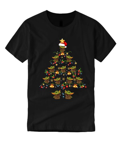 Baby Yoda Christmas Tree smooth T Shirt