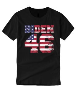 Biden 46 Distressed smooth graphic T Shirt