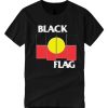 Black Flag X Aboriginal Flag smooth T Shirt