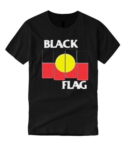 Black Flag X Aboriginal Flag smooth T Shirt