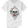 Boho Human Skull smooth graphic T Shirt
