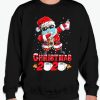 Christmas 2020 Toilet paper Santa Claus wear mask smooth Sweatshirt