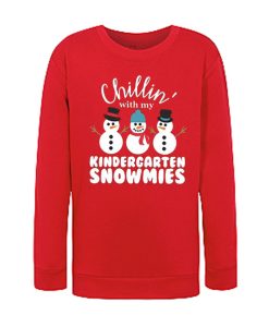 Christmas - Kindergarten Teachers smooth graphic Sweatshirt