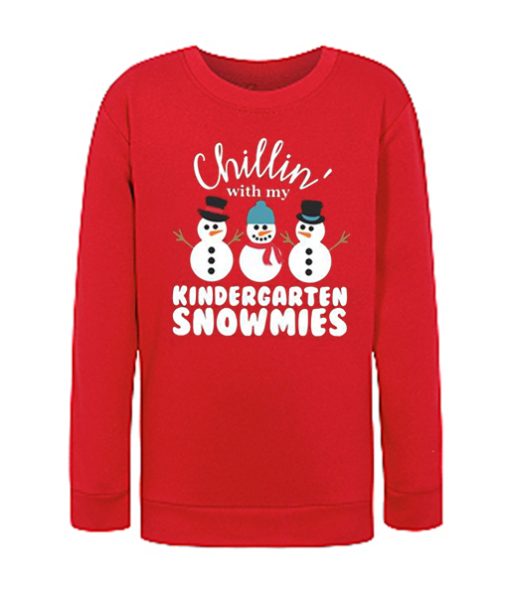 Christmas - Kindergarten Teachers smooth graphic Sweatshirt