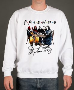 Friends Stephen King Signature Movie Characters smooth Sweatshirt