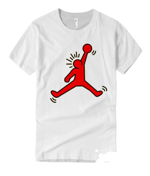 Jumpman Jordan - Keith Haring Vibrant smooth T Shirt