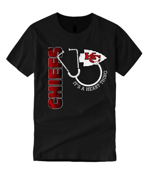 Kansas City Chiefs It’s A Heart Thing Stethoscope NFL smooth T Shirt