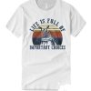 Life Is Full Of Important Choices Funny Vintage Golf smooth T Shirt