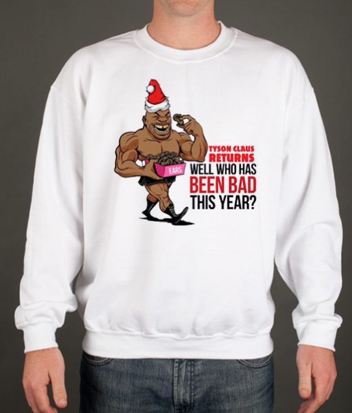 Mike Tyson Christmas smooth graphic Sweatshirt