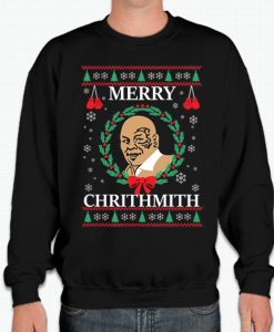 Mike Tyson Merry Chrithmith smooth graphic Sweatshirt