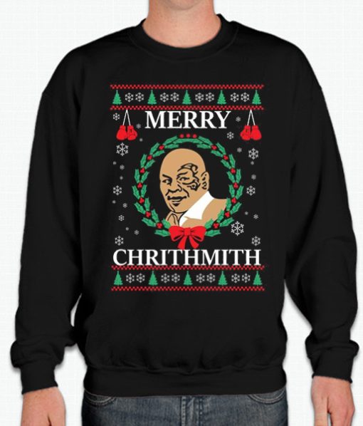 Mike Tyson Merry Chrithmith smooth graphic Sweatshirt