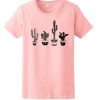 New Plant Lover Cactus and Succulent smooth graphic T Shirt