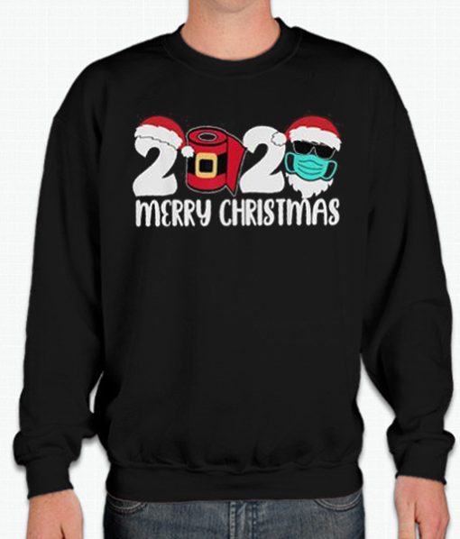 Quarantined Merry Christmas 2020 smooth Sweatshirt