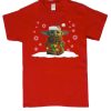 Santa Baby Yoda smooth graphic T Shirt