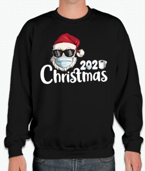 Santa Face mask 2020 Toilet paper smooth Sweatshirt