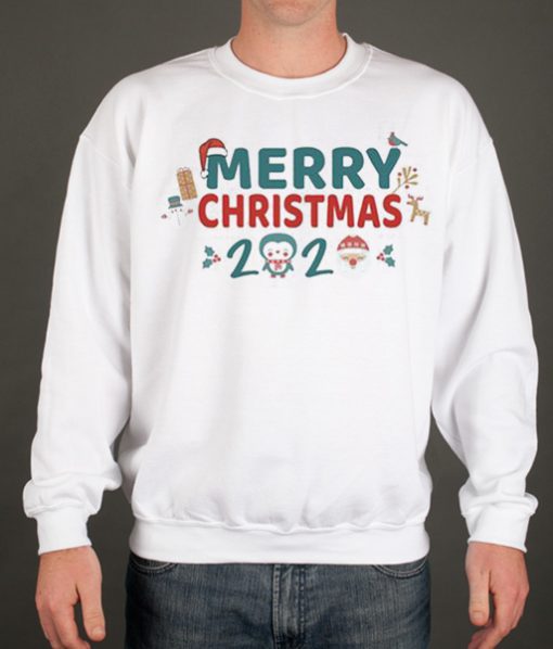 Santa Snowman Christmas 2020 smooth graphic Sweatshirt