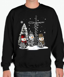 Snowman Faith Hope Love smooth graphic Sweatshirt