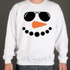 Snowman face smooth graphic Sweatshirt