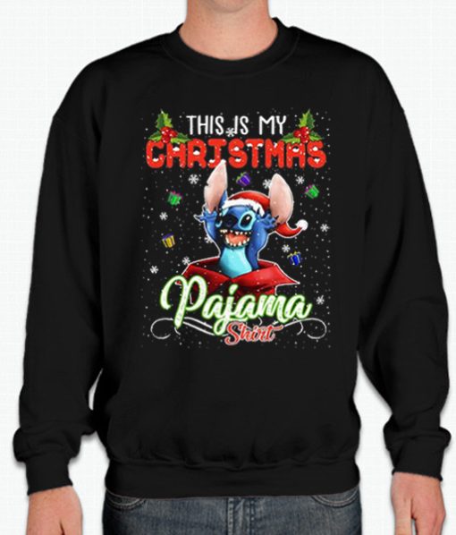 This Is My Christmas PaJama - Stitch smooth Sweatshirt