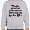 This Is What An Awesome Mother-In-Law smooth Sweatshirt