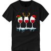Wine Lover - Funny Christmas smooth graphic T Shirt