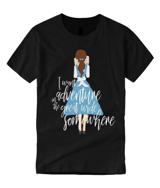 Adventure in the Great Wide graphic T Shirt