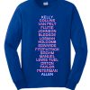 Bills Quarterback List graphic Sweatshirt