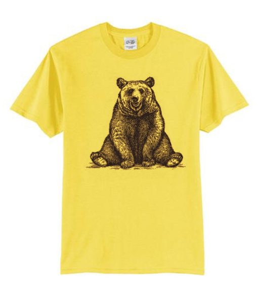 Brown Bear graphic T Shirt