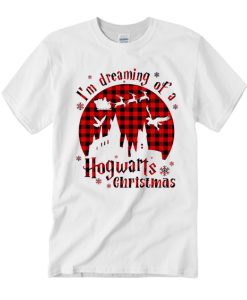 Buffalo Plaid Harry Potter Christmas smooth graphic T Shirt