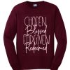 Chosen - Blessed smooth graphic Sweatshirt