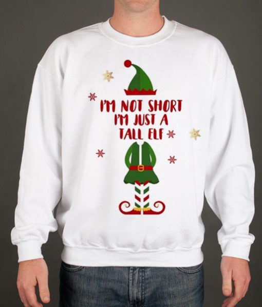 Christmas Elf smooth graphic Sweatshirt