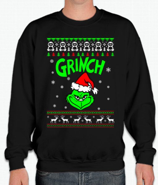 Christmas Grinch smooth graphic Sweatshirt