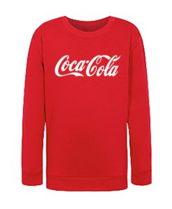 Coca Cola Red smooth graphic Sweatshirt